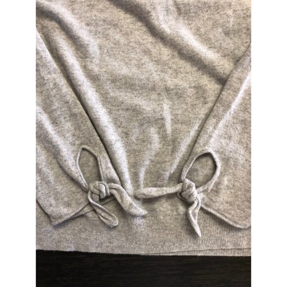 NWT Banana Republic Grey Marled Crewneck Long-Sleeve Wool Blend - Size Large - Picture 3 of 10